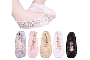 Girls No Show Lace Ankle Socks