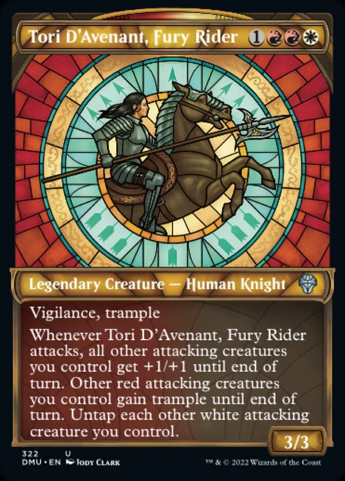 Magic: the Gathering - Tori D'Avenant, Fury Rider (322) - Showcase - Foil - Dominaria United