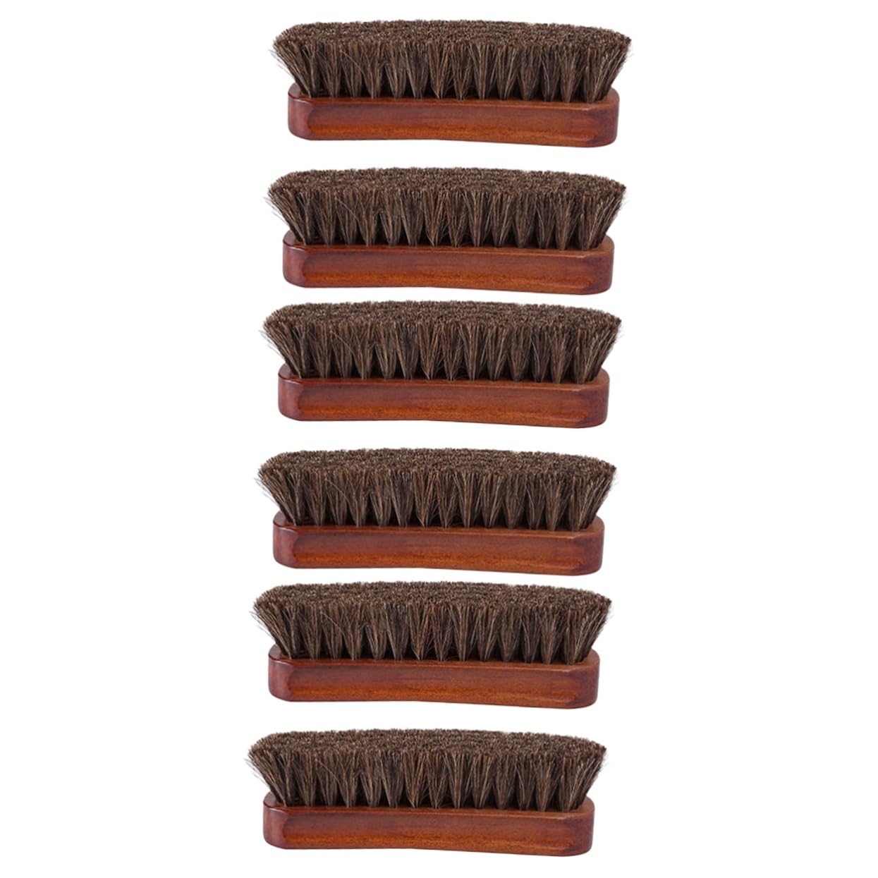 3 Set Spazzola Per in Legno Cavallo Polacco Pulitore Per Scarpe Spazzola Da Scarpe Spazzole Per Per Lucidare Spazzola Per Stivali Di Legno 2 Pezzi*3