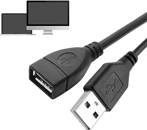 Miniatura 7 de Cable de extensión USB - Cable de extensión USB 2.0 macho a hembra - Extensor USB de múltiples longitudes para cámara web, auriculares VR,