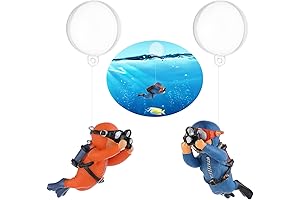 Aquarium Floating Decoration Fish Tank Diver Figurines