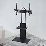 WANGKENSU Universal TV Stand Floor TV Stand for 32-70 Inch TVs, Swivel Tall TV Stand with Tray, Space Saving Standing TV Mount for Bedroom Living Room Corner