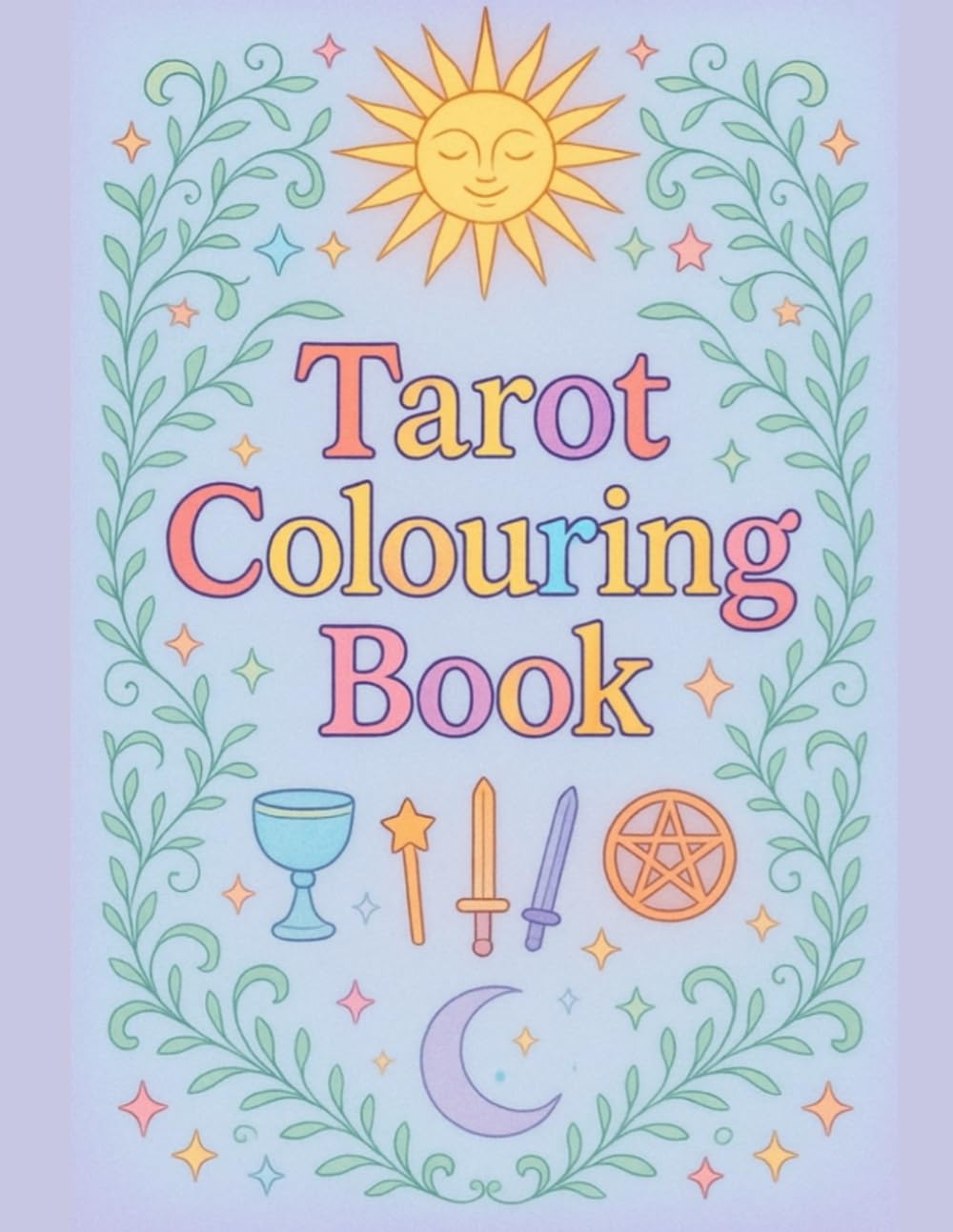 Tarot Card For Beginners: Colouring Book