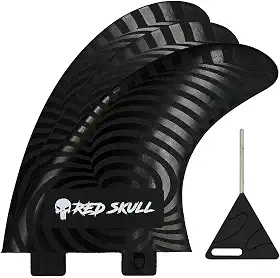 Triquilha Padrão Fcs1 Quilha Prancha Rígida FCS1 Performance Barbatanas Grande M5/M7 ou Média M3 Kit 3 Quilhas Equipamento Shortboard Funboard Long Sup Qualidade Garantida