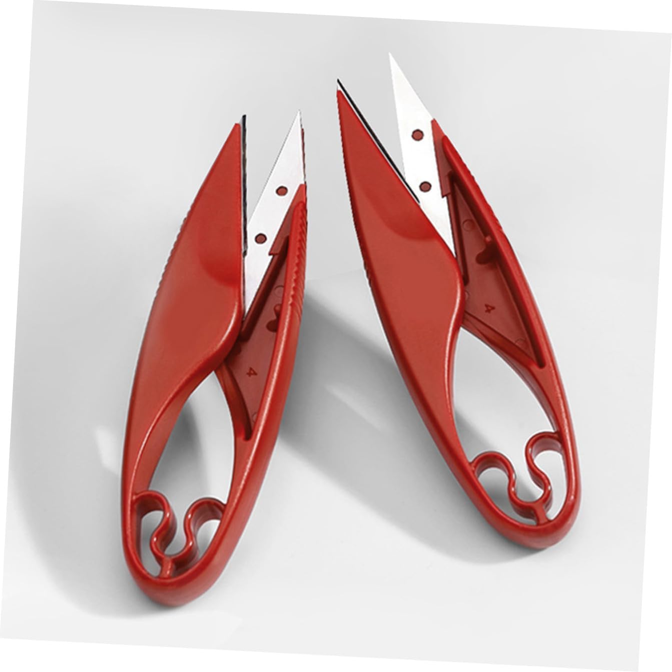 NUOBESTY Stainless Steel Double-edge Yarn Scissors Tailor Fabric Shears Small Sewing Scissors for Clothing Crafting and Crochet Use