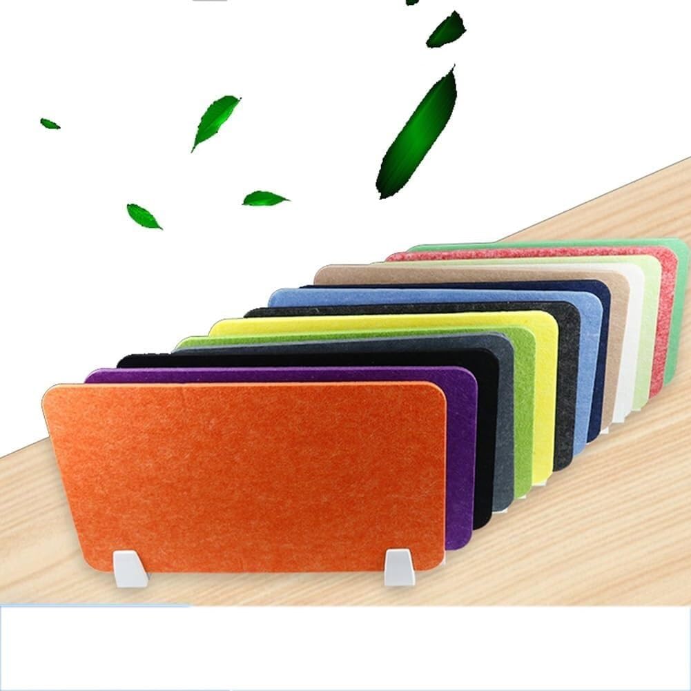 Pannelli fonoassorbenti per ufficio, set di 4 divisori insonorizzati (blu, 30 x 120 cm) riduzione del rumore, per privacy Worpace