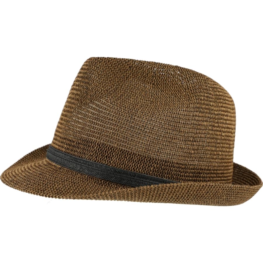 Eisley Beverley Kein Braun un chapeau haut de gamme aux finitions soignées