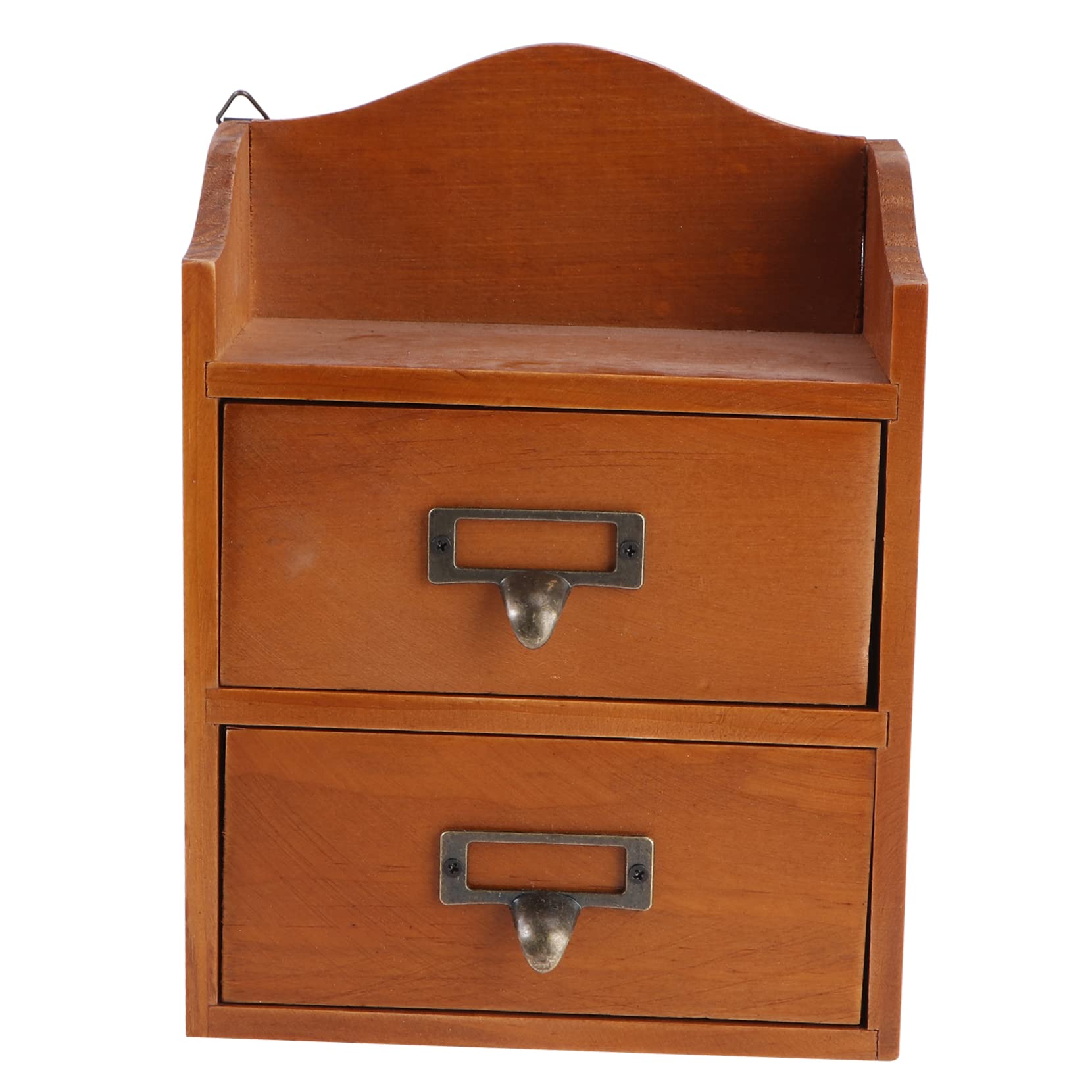 Tiroirs de rangement empilables gain de place en bois massif pour bureau