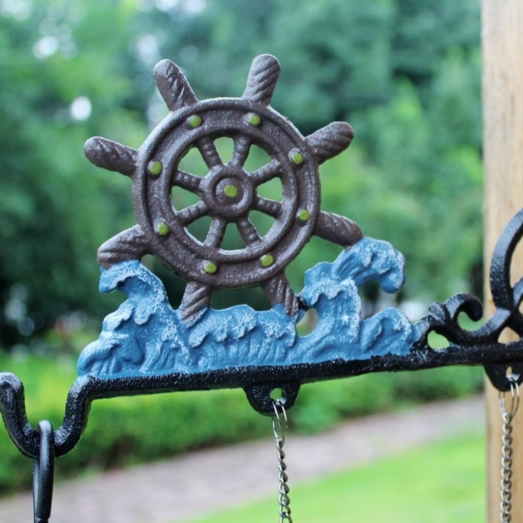 Cast Iron Doorbell Wall Bell, Garden Decoration Doorbell, Welcome Doorbell Courtyard Garden Decoration, Suitable for Farm Coffee Shop Courtyard Bar