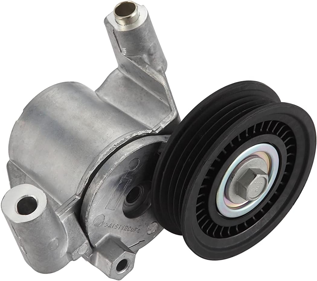 binopoly 39368 Drive Belt Tensioner Assembly With Pulley For 2012-2022 Ford Focus/Fusion/Mustang/Taurus/EcoSport/Edge/Escape/Explorer Lincoln MKZ/MKC OE#39368 DS7E6A228AA 39351 89740 CM5E6A228AA