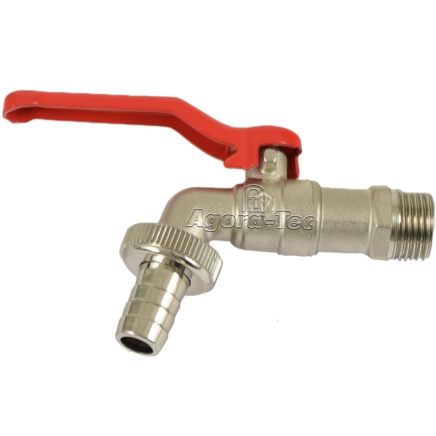 Agora Di Tec® Connettore In Ottone Per Tubo Da Giardino 1/2 Pollice (12,7 Mm) - Qualità Industriale