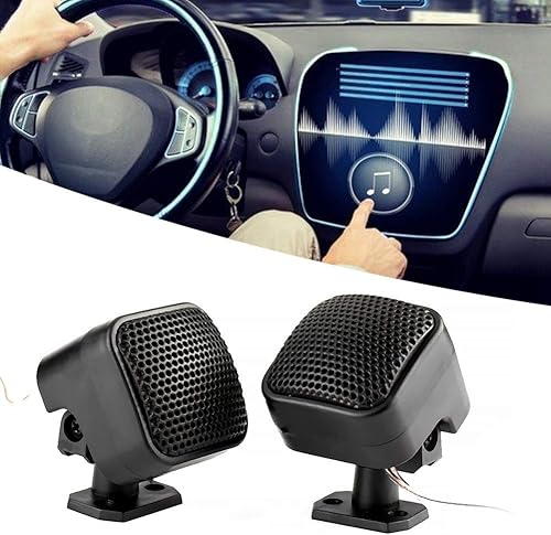 Miniatura 4 de Paquete de 2 altavoces de coche pequeños de 500 W para vehículos, ajuste y sonido claro, diseño compacto, fácil instalación