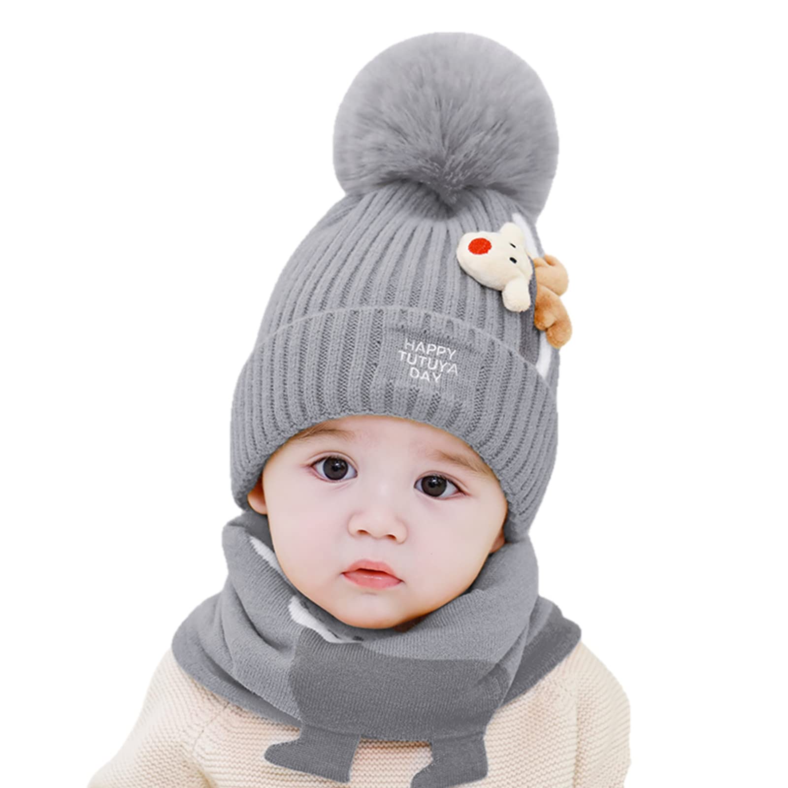 UKKO Niño Gorro Sombreros para Niños para Niños Y Niñas En Otoño E Invierno.