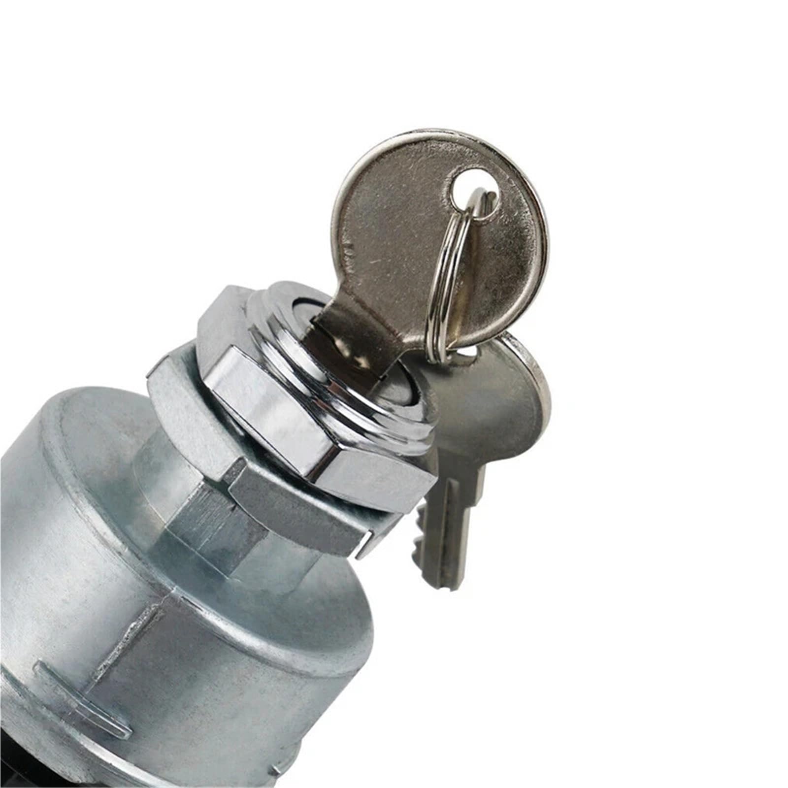 Interruptor de arranque universal 12 V para coche, barco, 4 posiciones, con 2 llaves encendido y apagado, para tractor, camión, herramienta interruptor de encendido del coche