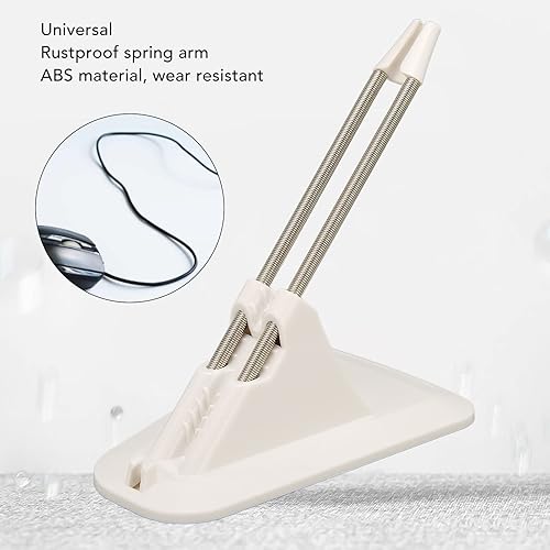 Miniatura 3 de Mouse Bungee, universal y elegante, simple, a prueba de óxido, soporte de cable de mouse portátil, color negro para deportes electrónicos (blanco)