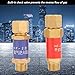 Oxygen-acetylene non-return valve, 1.5 oxygen-acetylene non-return for gas welding equipment for private households