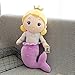 Decanyue 35-100 cm Mermaid Peluche Grande Sirena Bambola Cuscino Cuscino Ragazze Regalo di Giorno 100 cm Viola