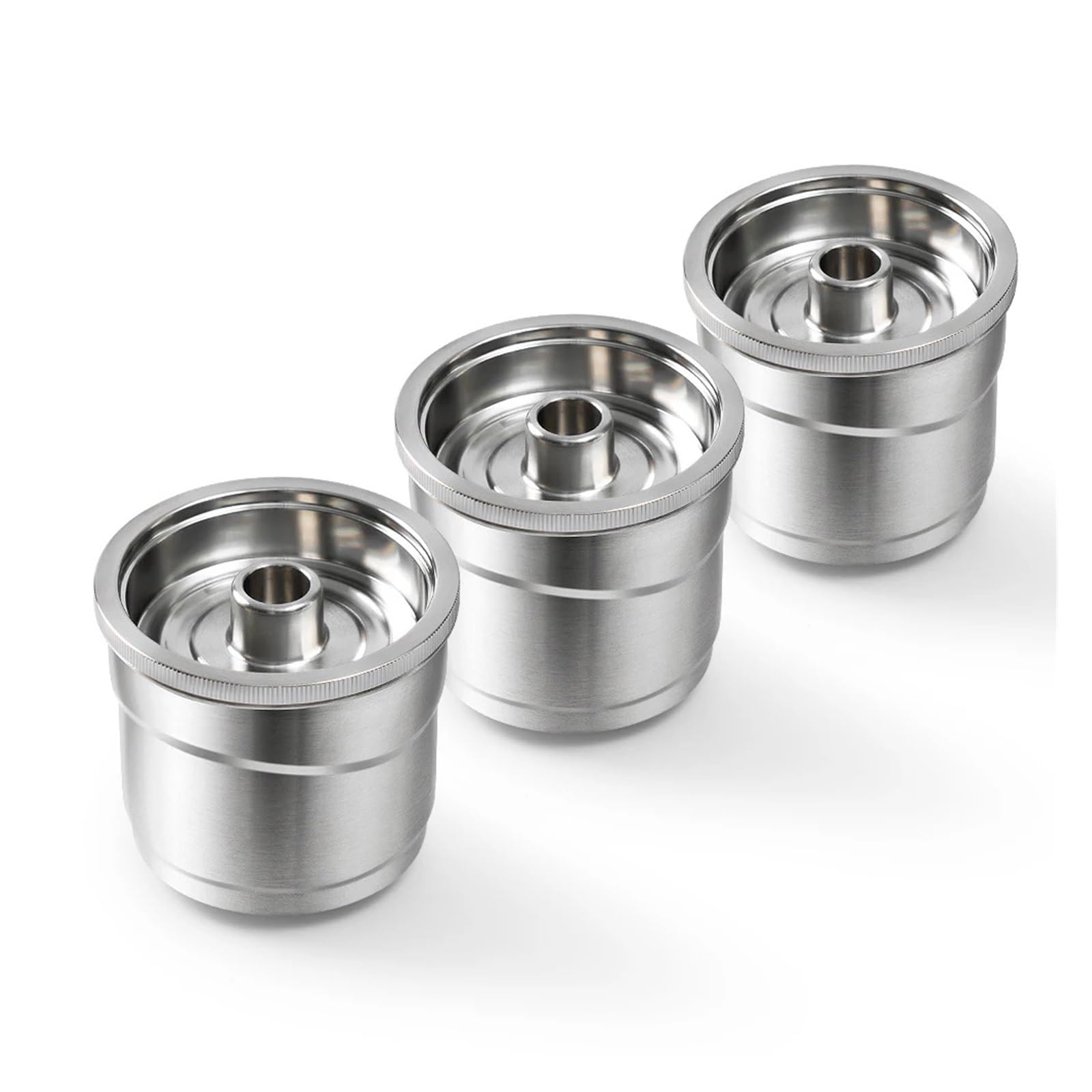 Cápsulas De Café Reutilizables, Compatibles Con Cafeteras Illy, X7/Y3/Y5. Cápsulas De Acero Inoxidable For Rellenar.(3pcs)