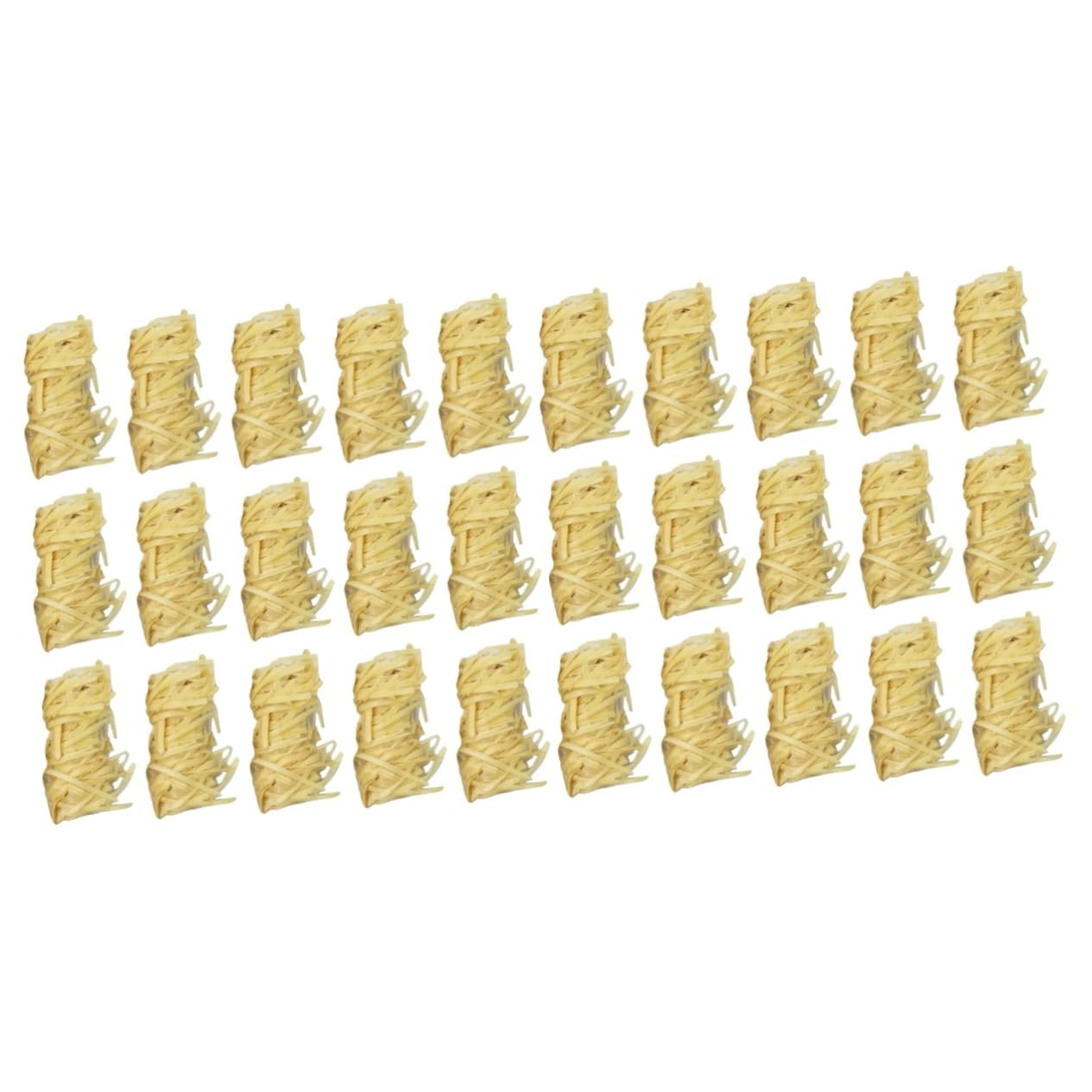 HANABASS 3 Set Accendifuoco Naturali Legno Da Pratici Per Barbecue E Attività All Per E Survival 50 Pezzi*3