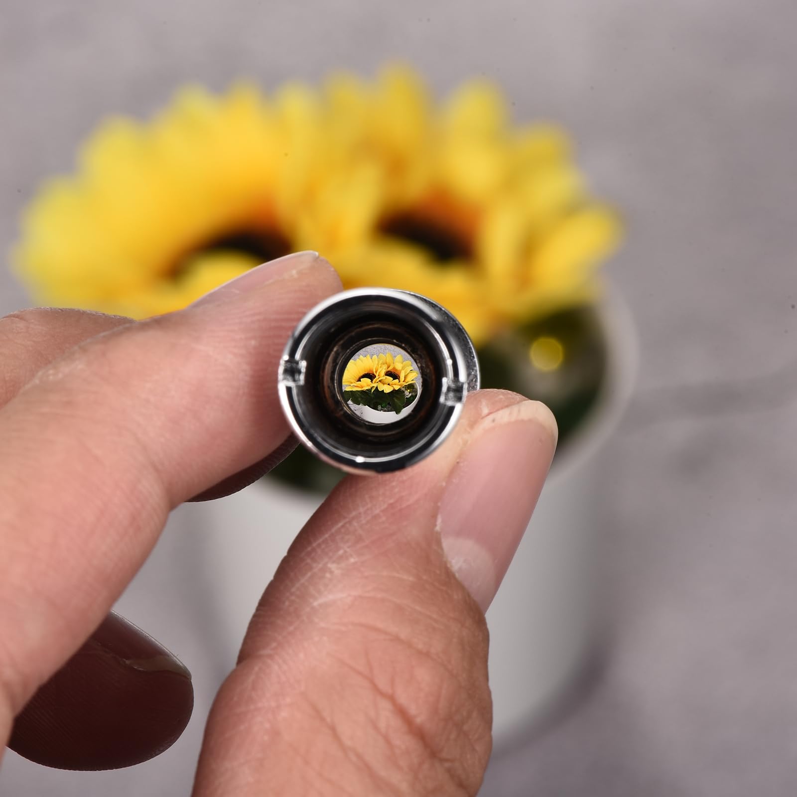 PATIKIL 1/2" Door Viewer Peephole 160-Degree Door Viewer Fits 1-3/8" to 2-3/8" Door Peep Hole for Home Office Hotel Silver - Image 4