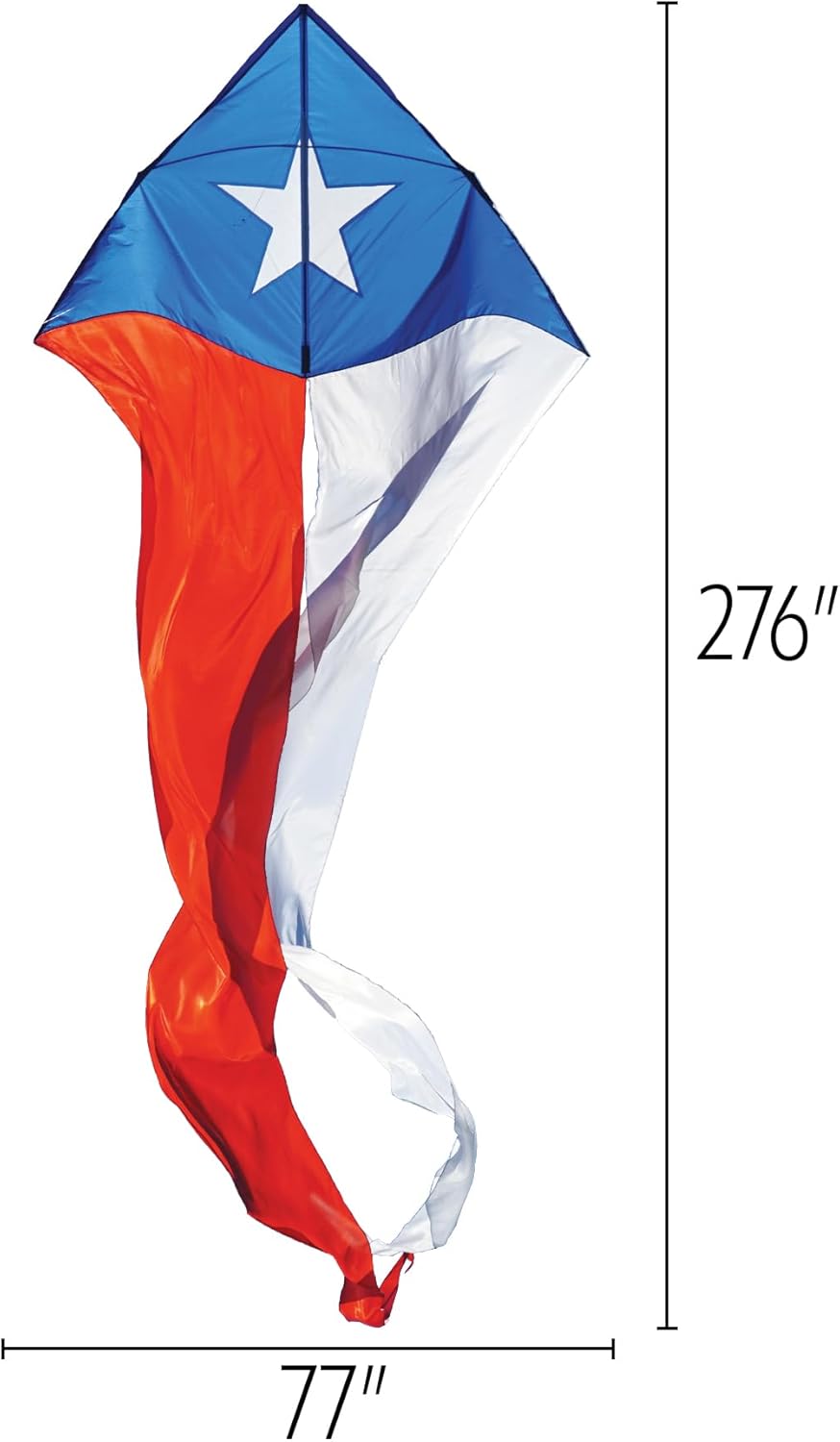 In the Breeze Wave Delta Kite with Applique Design