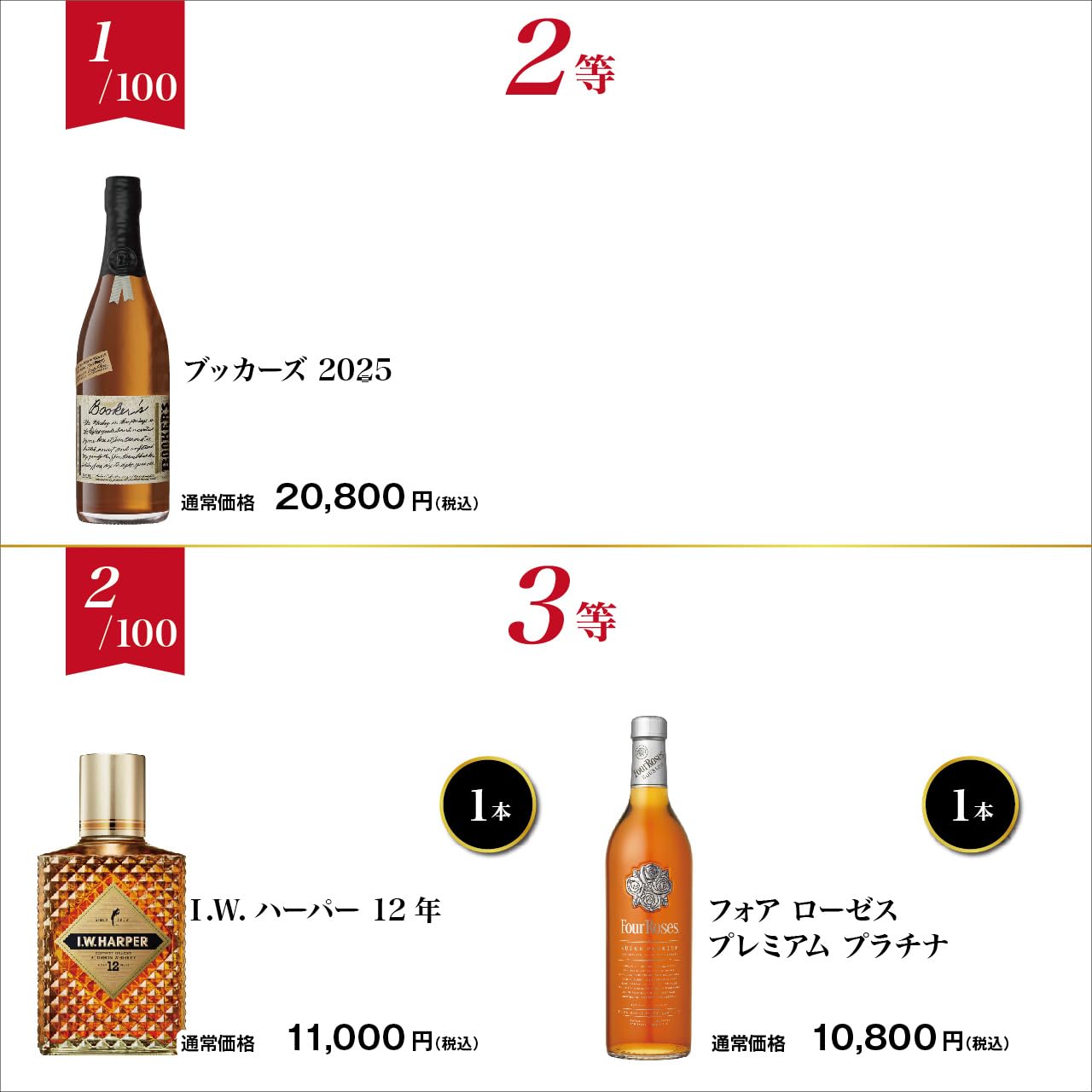 Amazon.co.jp: 【第7弾】アメリカンウィスキーくじ(2本入)【8月31日(月