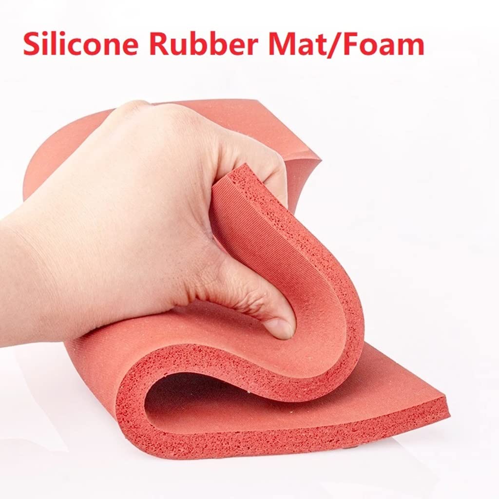 Feuille de Mousse, Panneau De Mousse Silicone 3 Mm, for Plaque Machine À Gaufrer, Feuille D'éponge en Caoutchouc Ignifuge(140x170mm)