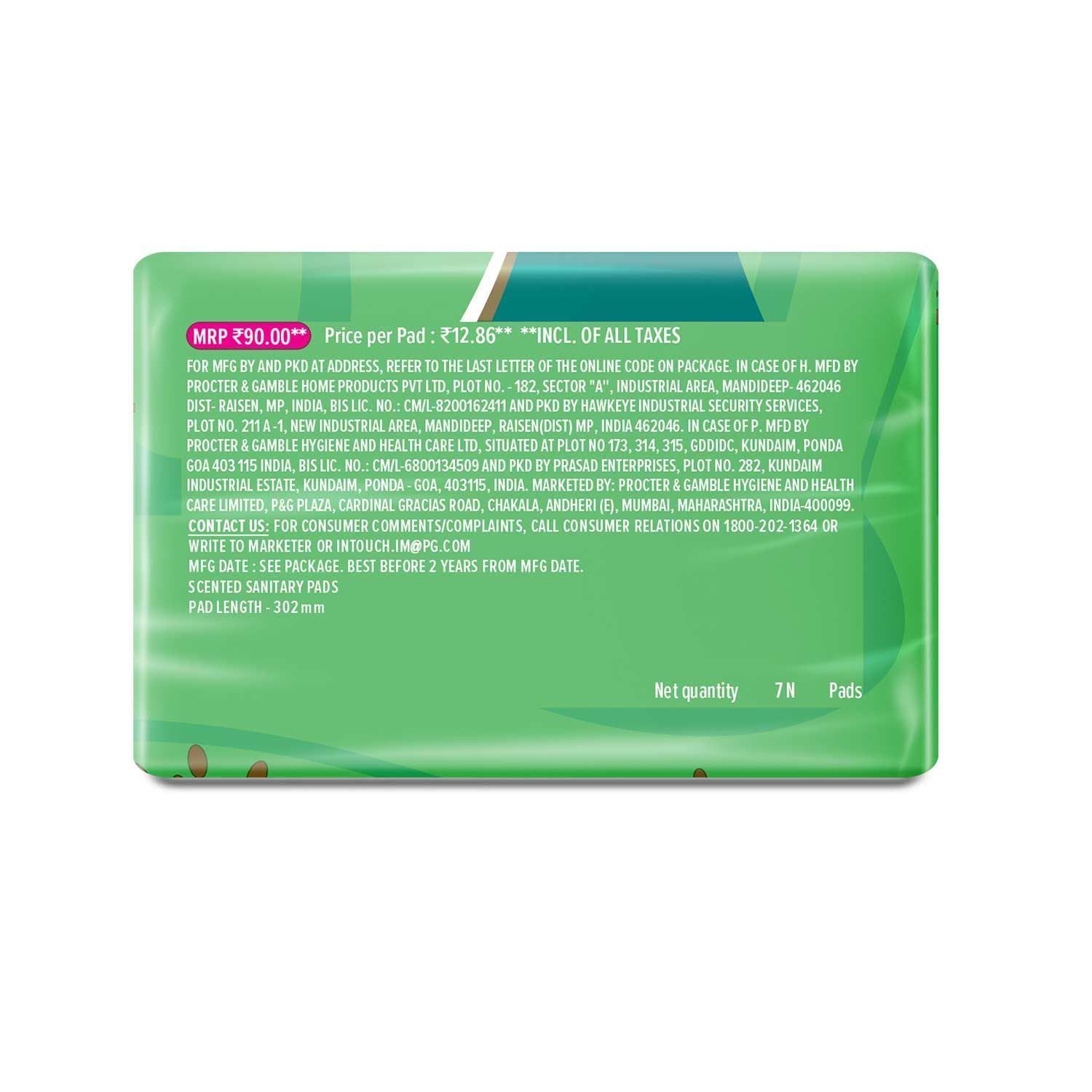 Whisper Ultra Clean XL+ 7 Pads Sanitary Napkins for Women (317mm)