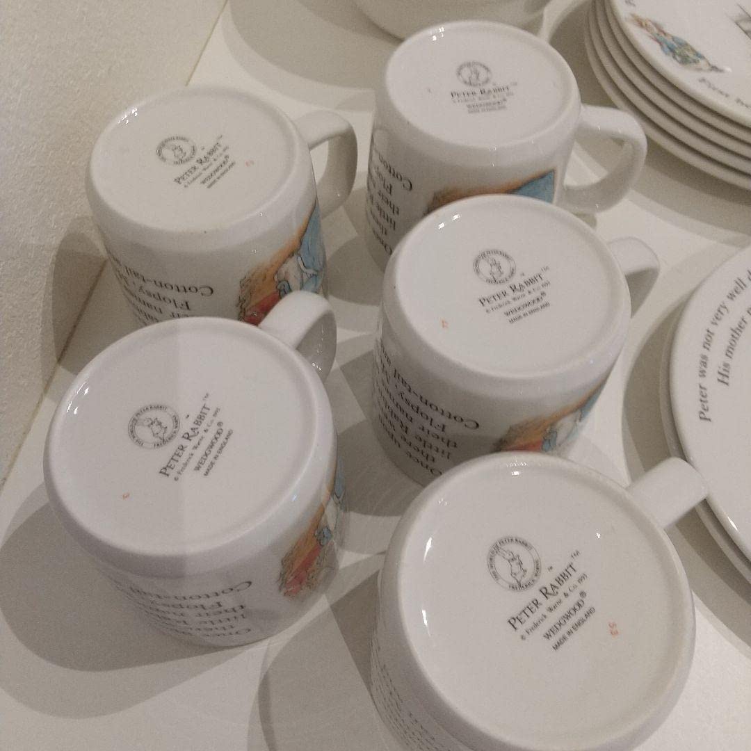 Amazon.co.jp: ウエッジウッドピーターラビットシリーズ17点セット  