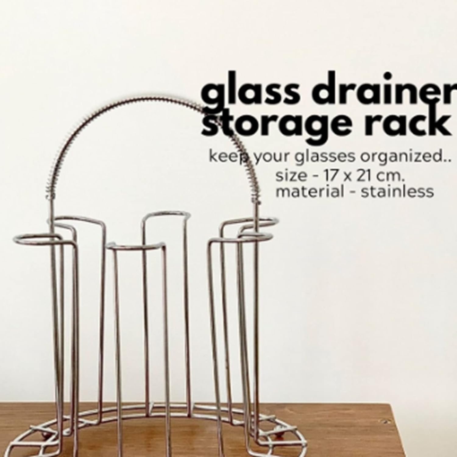 TOPINCN Stainless Steel Cup Bottle Drying Rack, Drinking Glass and Sports Bottle Drainer Rack,Stand Cup Dish Holder and Dryer Rack