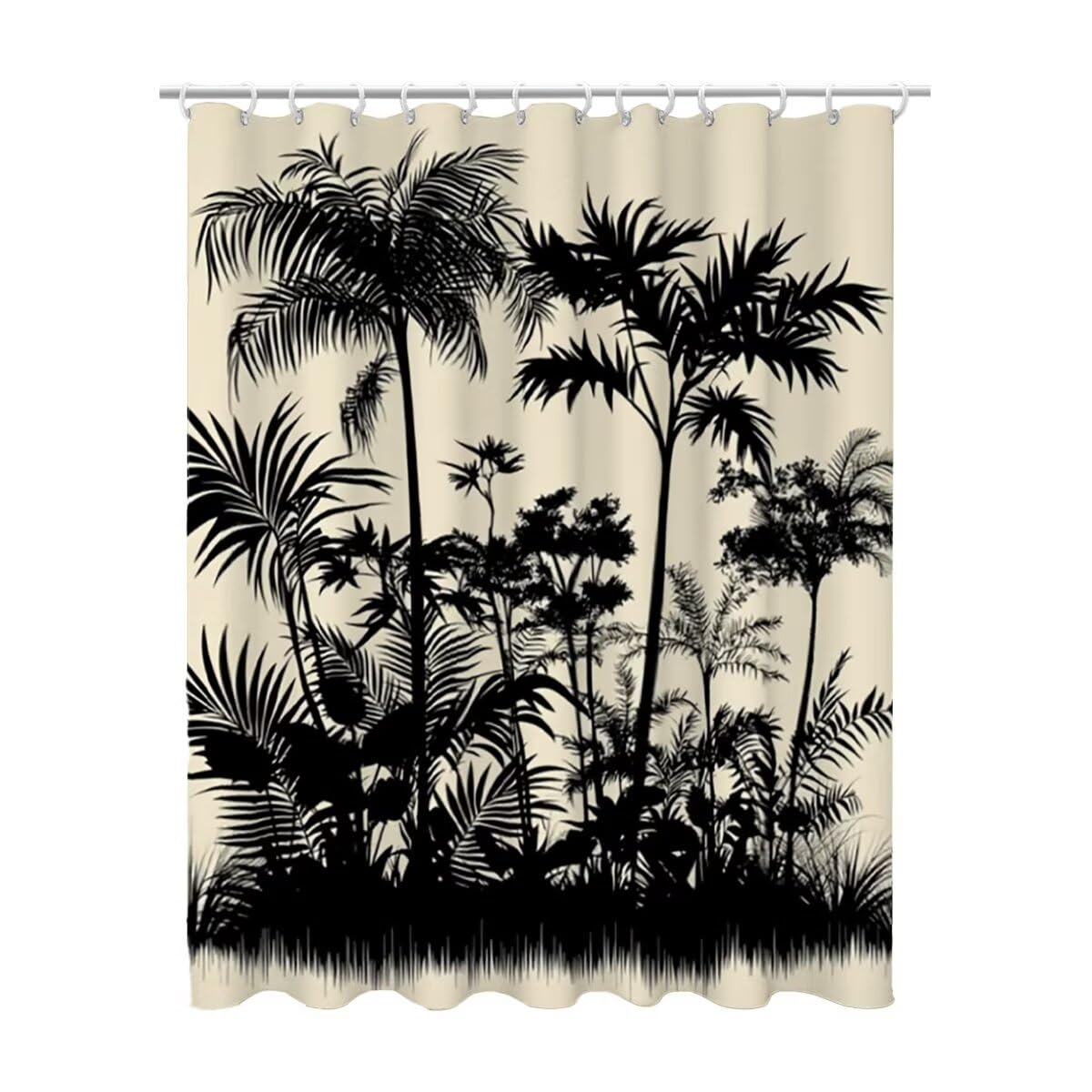Rideau de douche 100x200 imperméable rideaux baignoire polyester lavable crème 2006