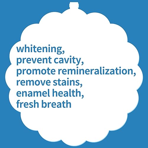 Miniatura 3 de Fluoride Kids Pasta de dientes reparadora de cavidades de baja espuma con hidroxiapatita, xilitol para dientes sensibles, prevención de caries, sin