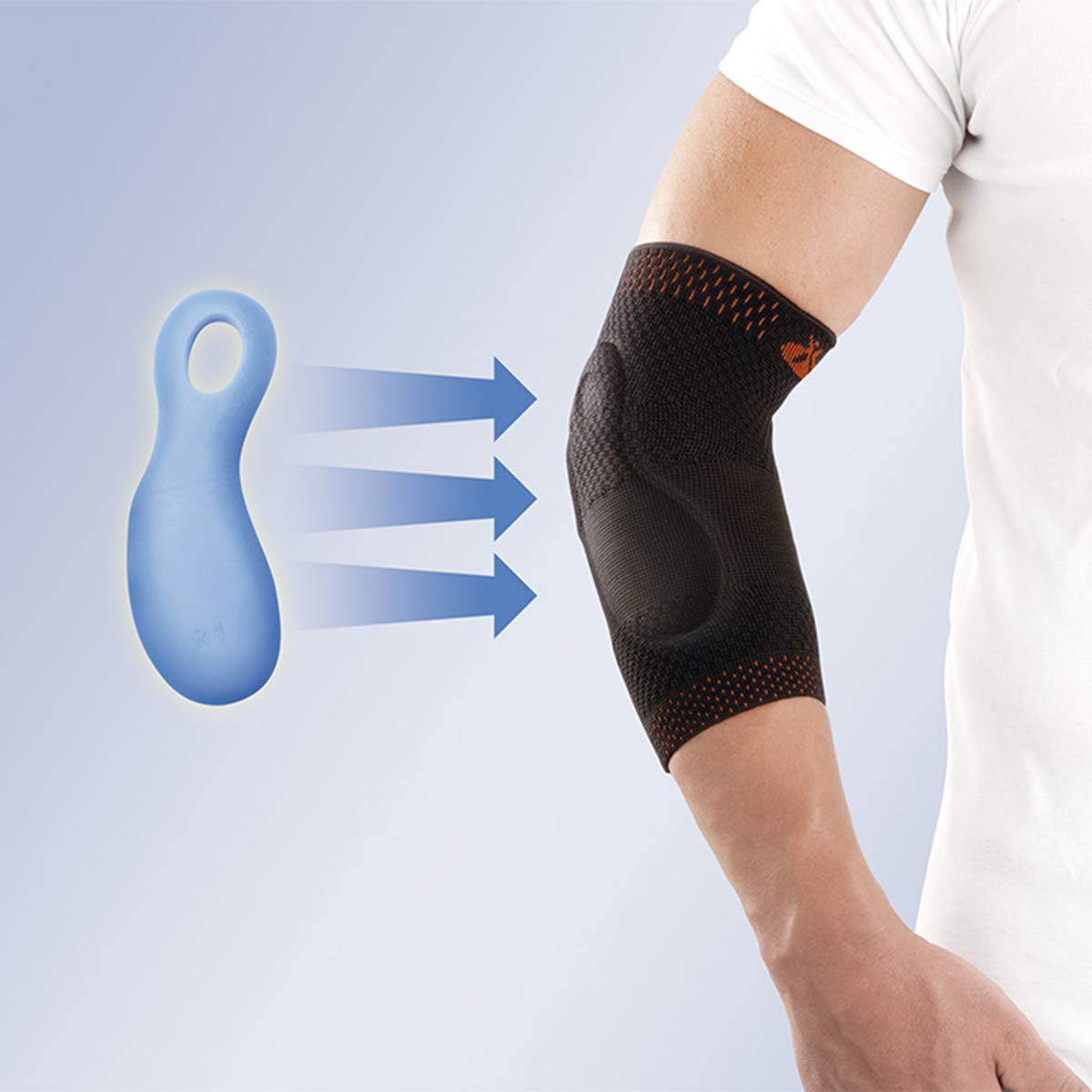 Codera elástica con almohadillas visco-elásticas Orliman 8301