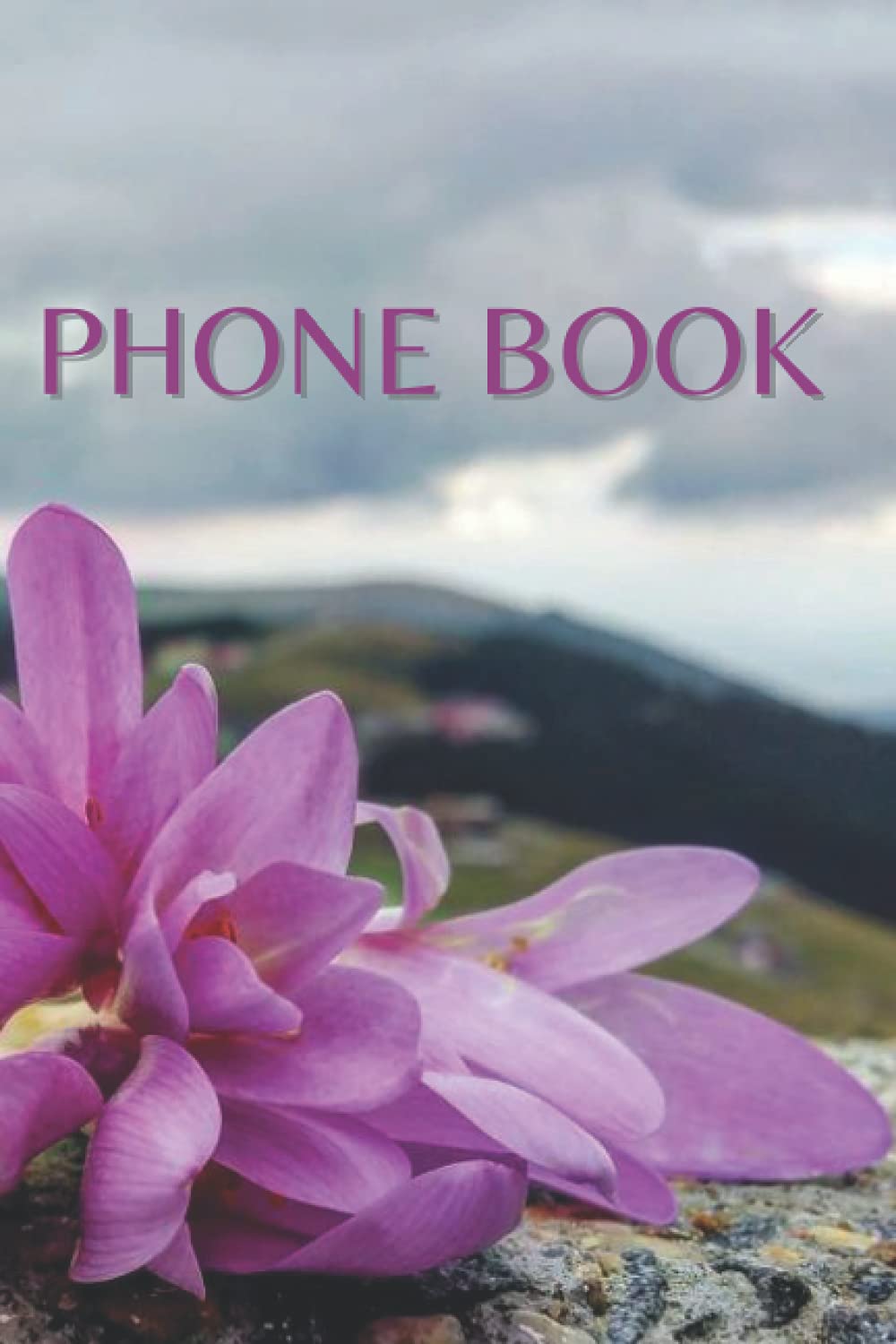 Phone Book: PHB-69-EN-001 - Telephone Book with Alphabet index