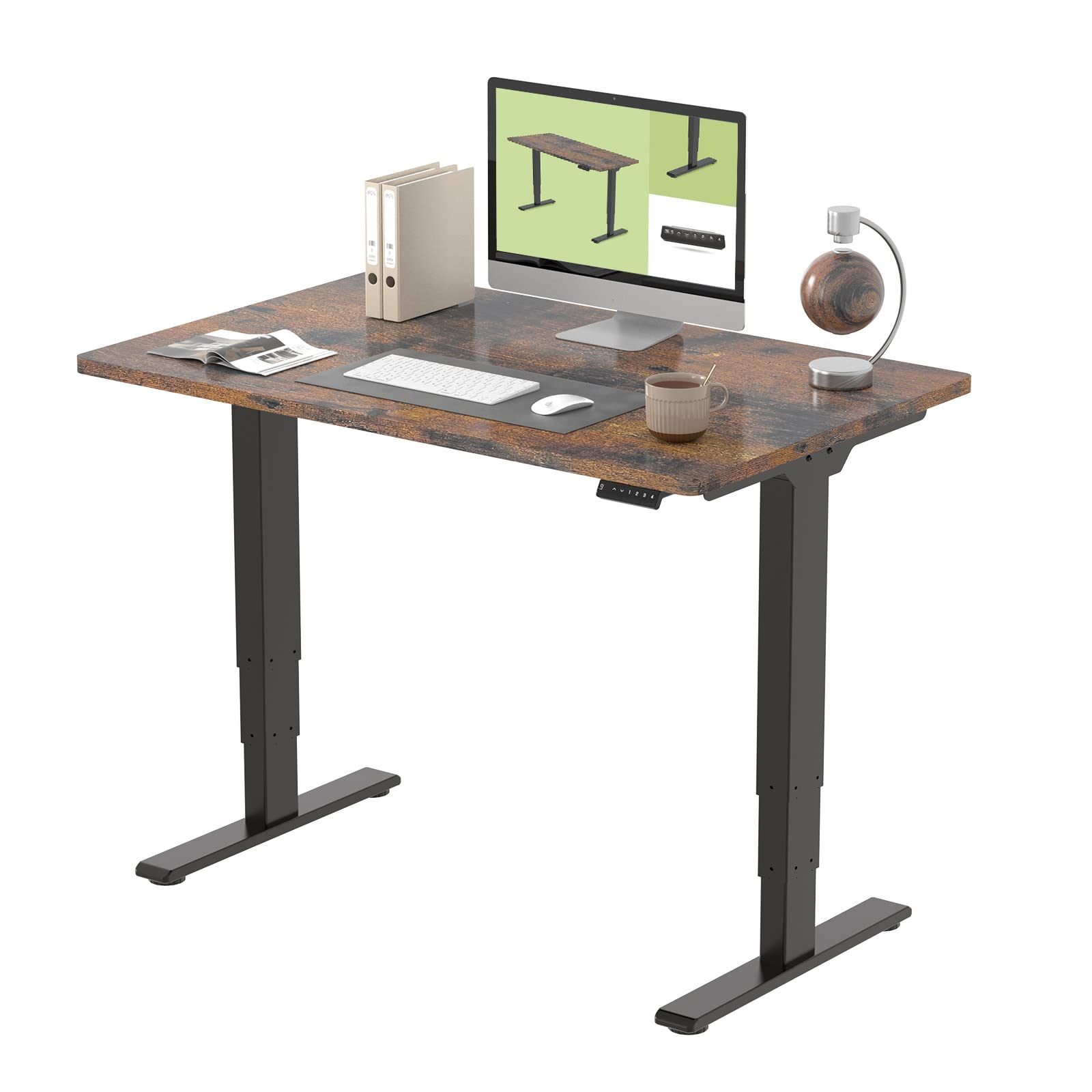 Buy FLEXISPOT Stand Up Desk 3 Stages Dual Motor Electric Standing Desk