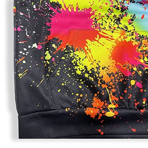 Hgvoetty Hoodies For Boys Colorful Hoodie For Girls 3D Graphic Youth Sweatshirts Cool Kids Hooded Clothes Sweater With Pocket 10-13 Years #TOP6