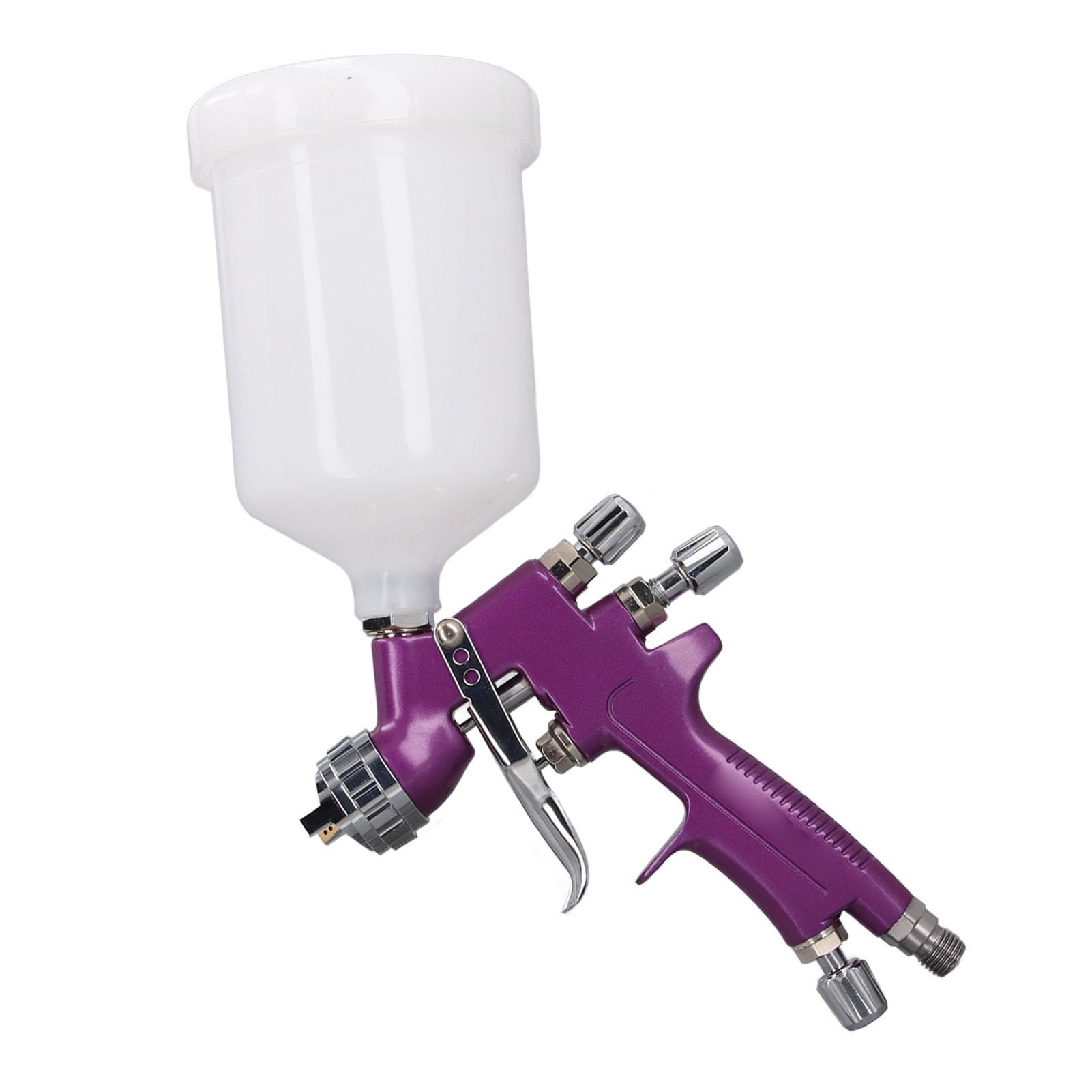 Pistola per Vernice Spray Resistente da 1,3 Mm con Doppie Manopole di Regolazione per Parti Automobilistiche, Mobili per la Lavorazione del Legno