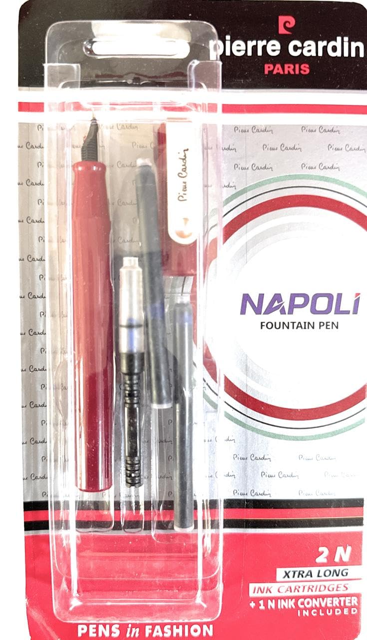 Pierre Cardin Napoli Fountain Pen Set of 2 ,Multicolor