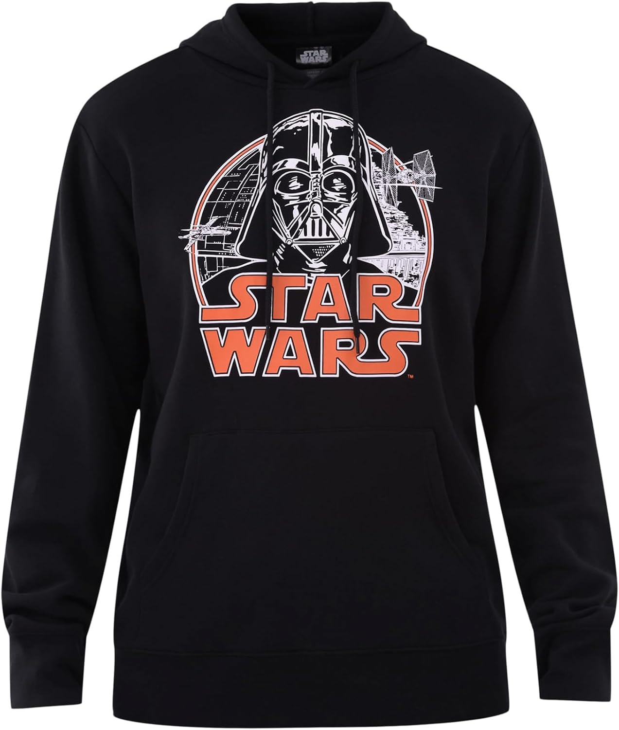 Star Wars Darth Vader Hoodie Men's Sketch Design Logo Pullover Adult Sweatshirt - Image 3