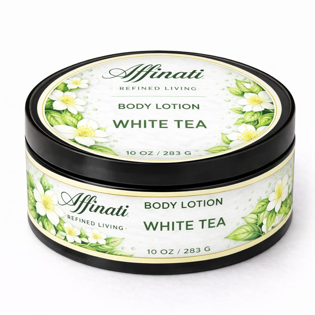 Affinati French Vanilla 10 oz Body Lotion for Dry Skin – Deep Hydration Moisturizer, Lightweight & Fast Absorbing, Daily Skin Care for Men & Women