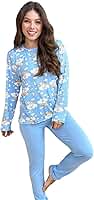 Pijama Feminino Inverno em Suede Estampa Sortida Quentinho e Macio