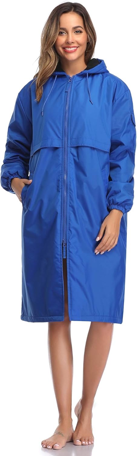 Adoretex Unisex Swim Parka Water Resistant Warm Coat Water Sports Swim Parka for Adults & Kids