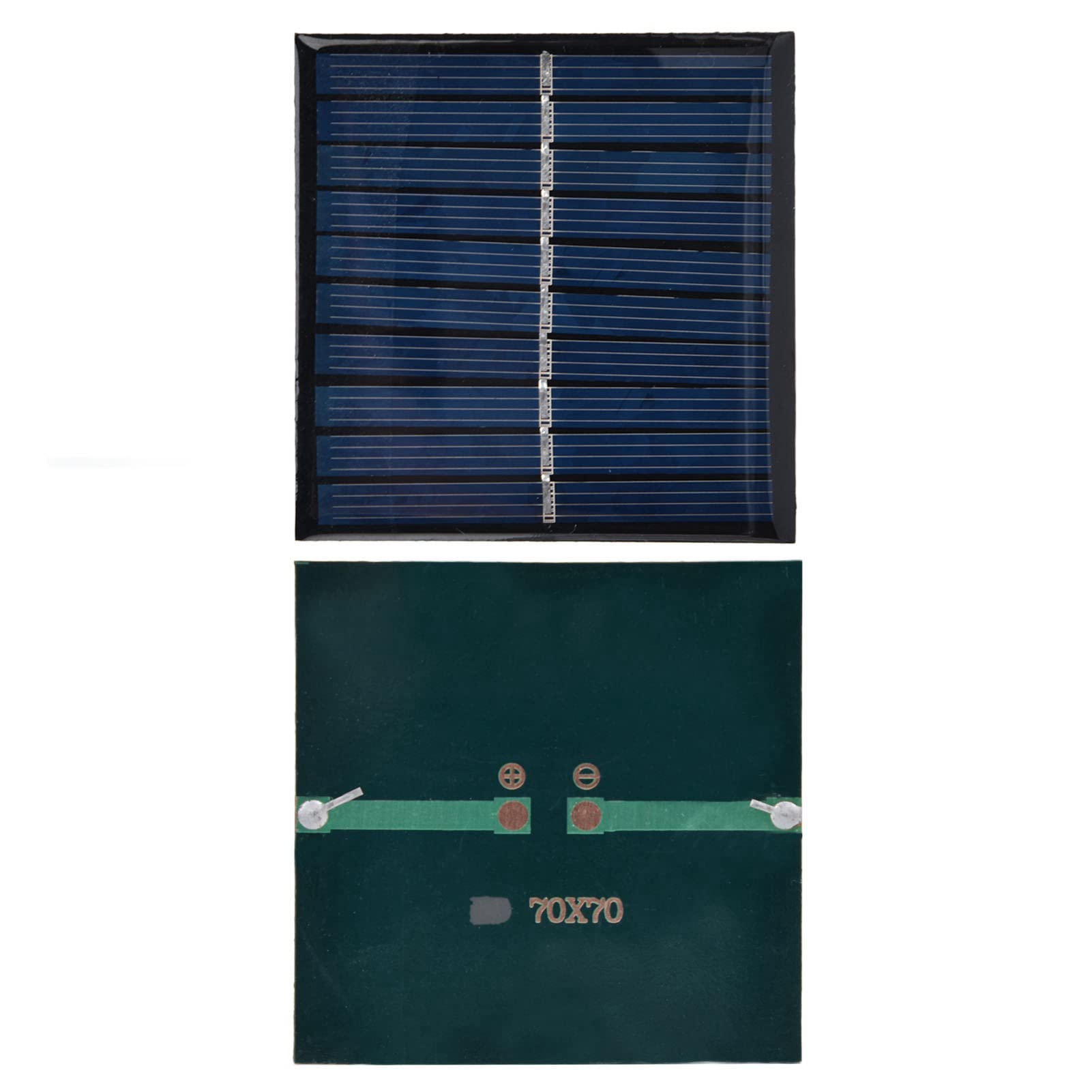 Mini Panel Słoneczny 0.7W 5V 140mA, Epoksydowy, 70x70mm, Przenośny, do Urządzeń Małej Mocy