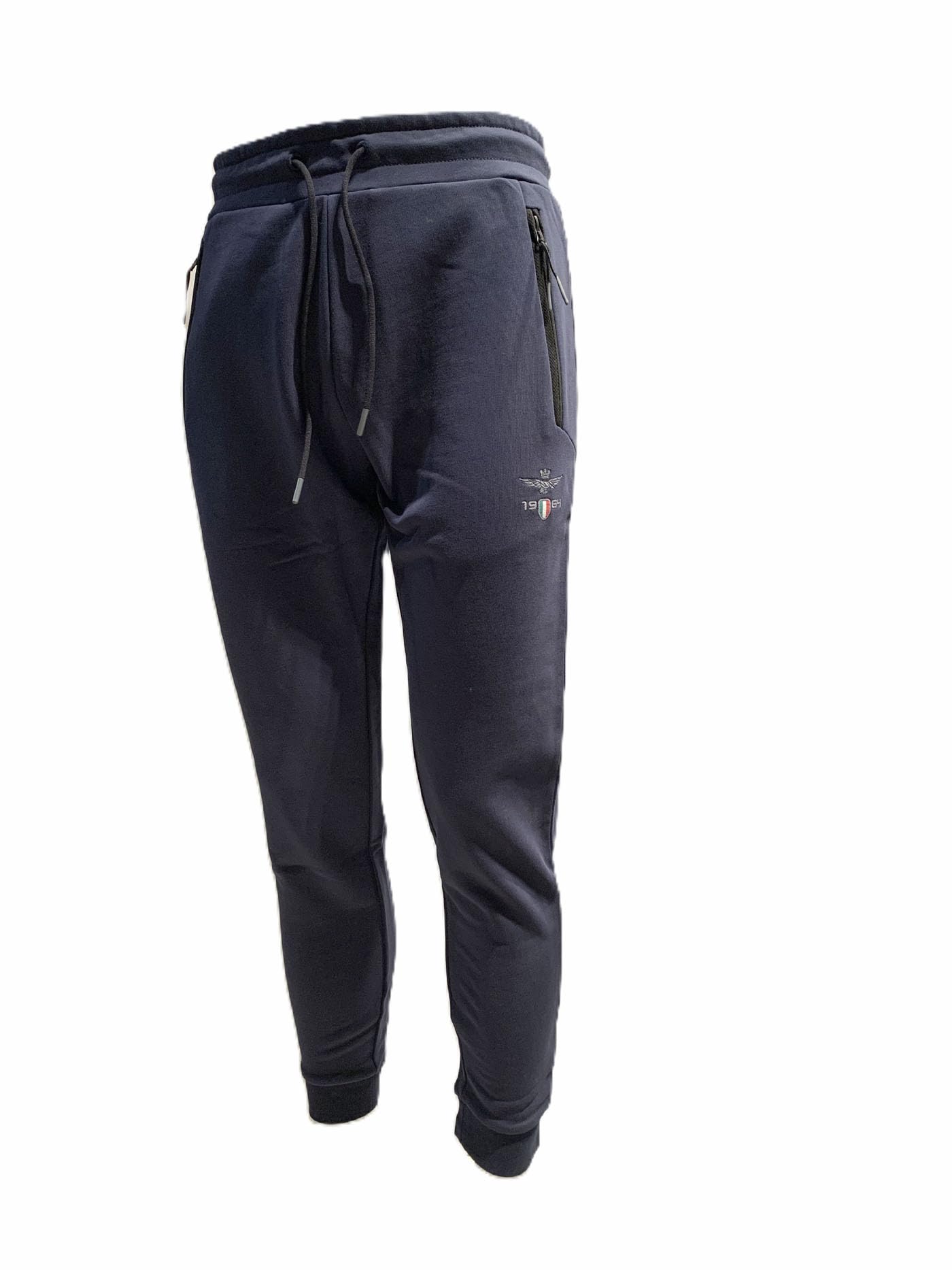 Aeronautica Militare Pantalone Joggers da Tuta PF965 in Felpa, da Uomo