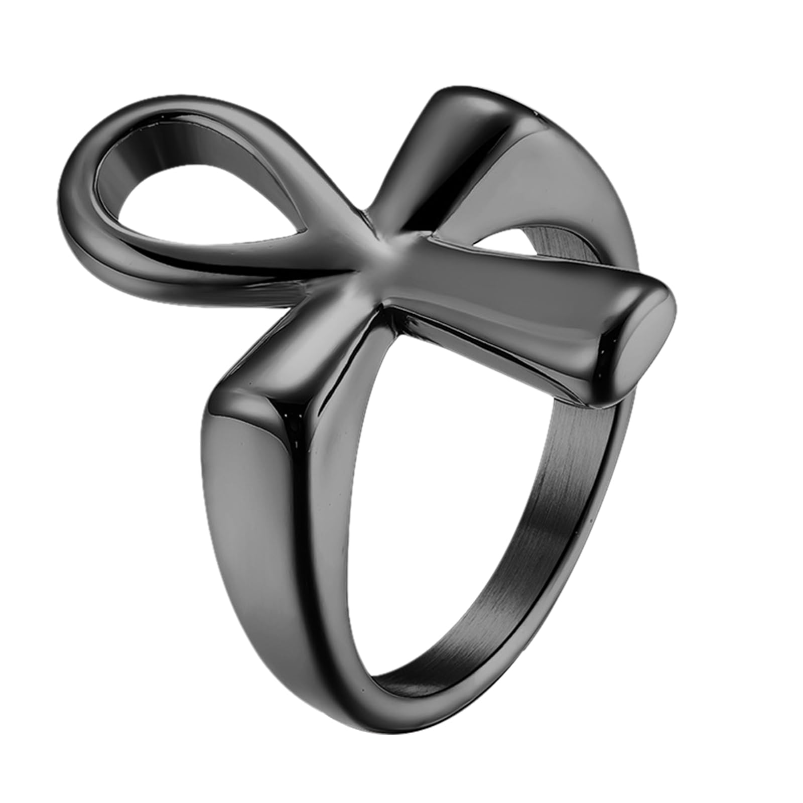 Anello Iniziali Inciso Anello Nero Per Uomo Senza Marca Acciaio Anello Firma Uomo Nero - 4