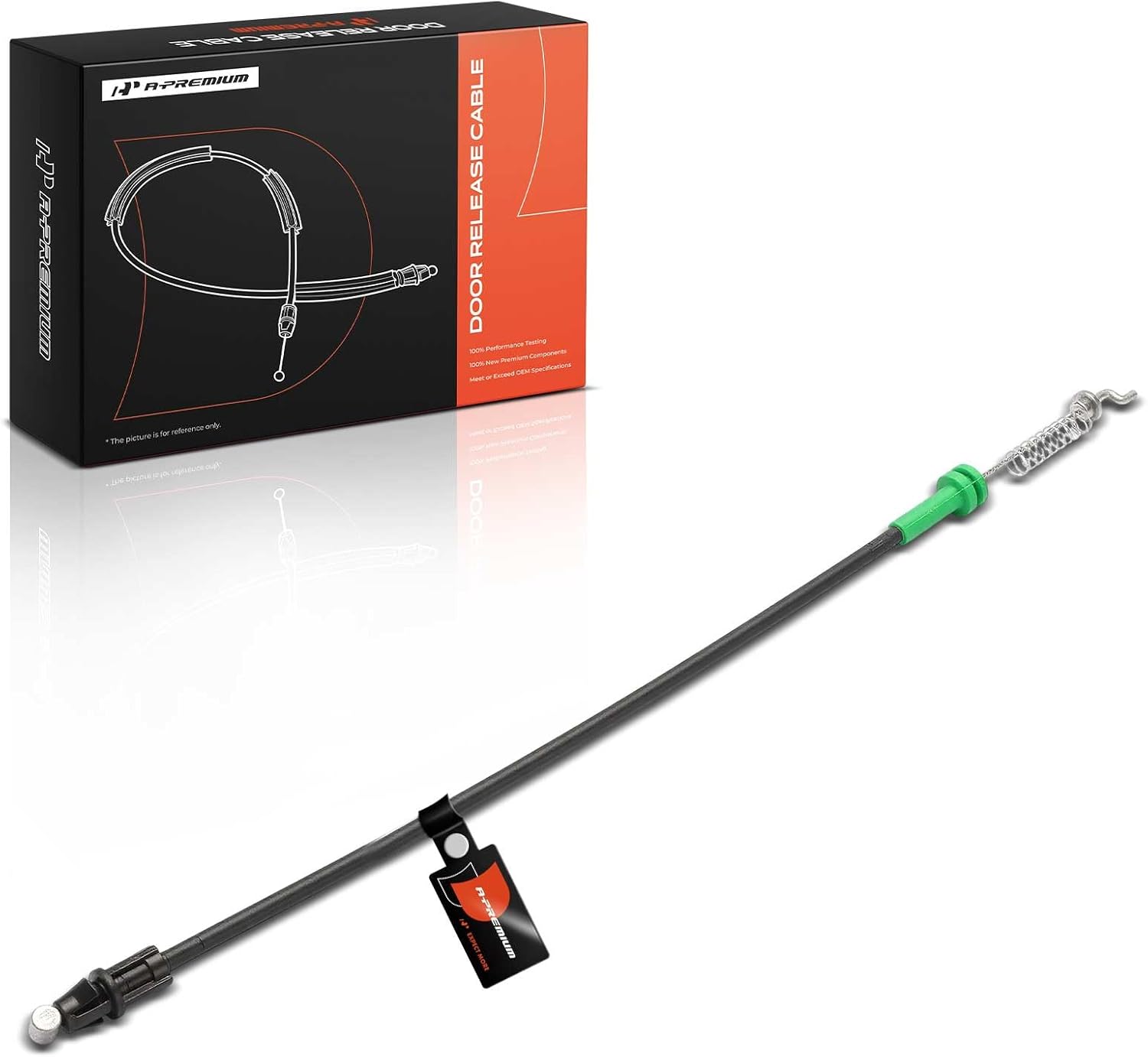 A-Premium 13.6 Inch Door Latch Release Cable Compatible with Ford Fusion 2013-2020, Rear Left or Right