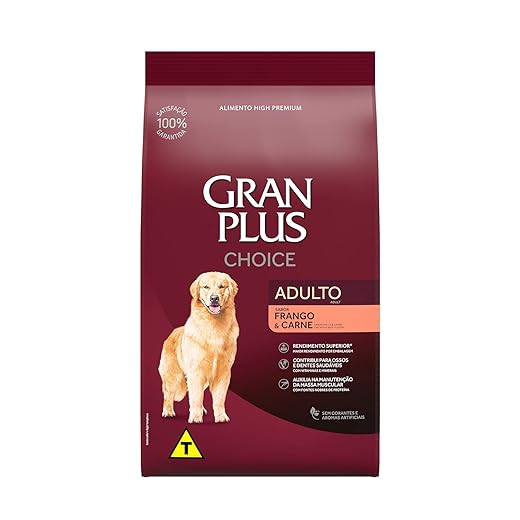 GranPlus Affinity - Choice Cães Adultos Frango Carne, Ração Guabi, 15kg