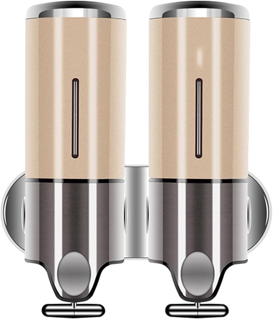 Shower Dispensers 3 in 1 Shower Soap Dispenser Shampoo and Conditioner Dispenser Soap Separator Bathroom Shower Separator Hotel School Mall Shower Gel Dispenser