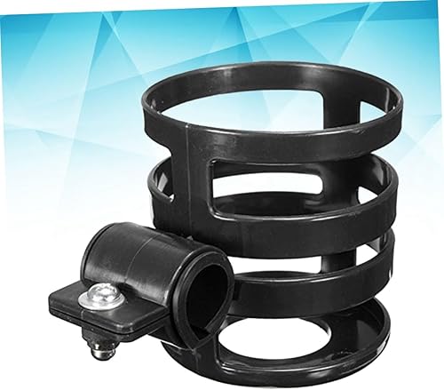 Miniatura 9 de BESPORTBLE 2 Pcs Cart Bottle Holders Stroller Drink Racks Plastic Bottle Holders for Bicycles Wheelchairs Scooters Walkers Easy to Install Black