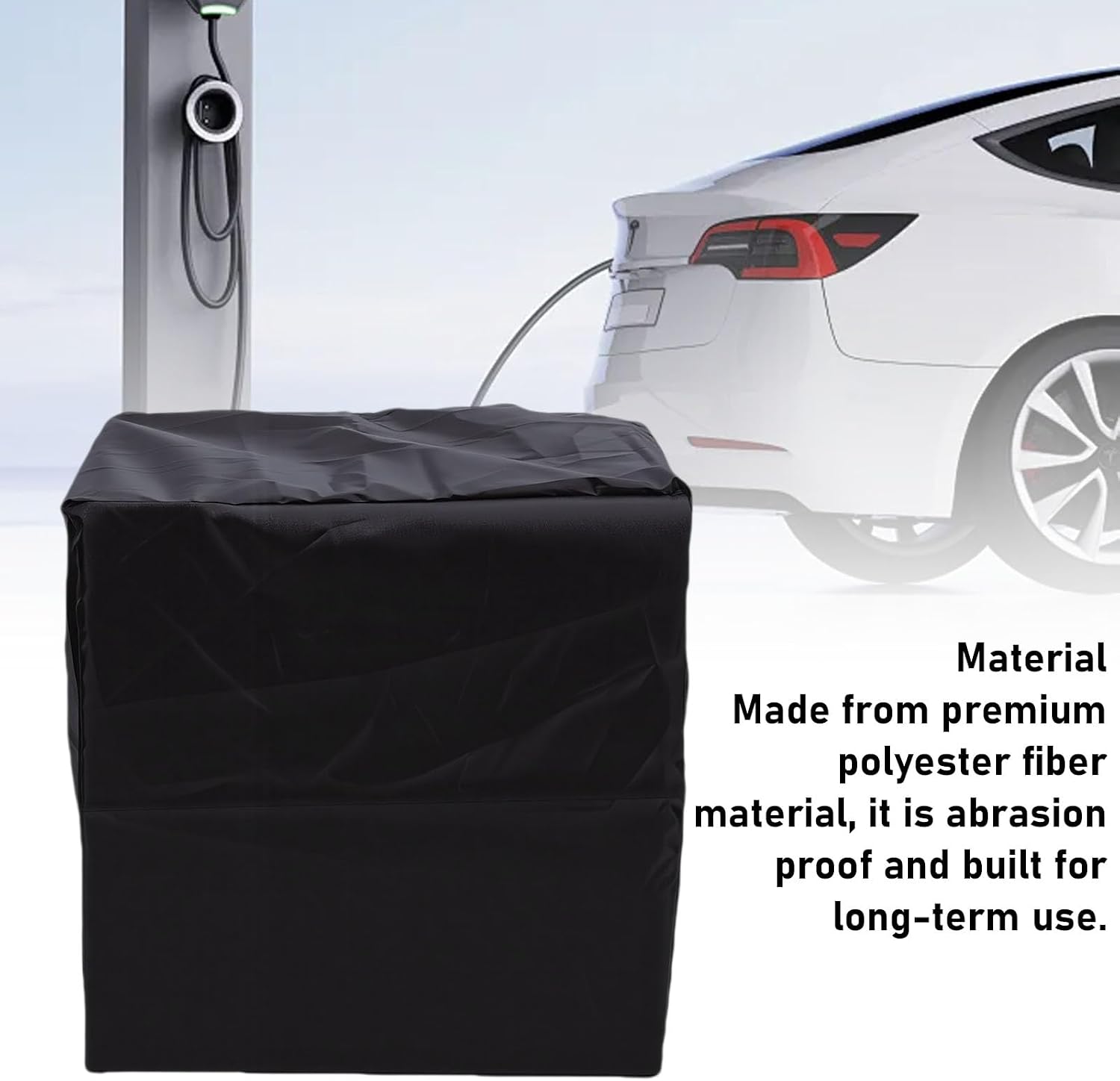 2pcs Electric Vehicle Wall Charger Covers Rain Proof Dust Proof Snow Proof Sun Proof EV Wall Charging Station Covers,Charging Station Cover with Adjustable for Outdoor